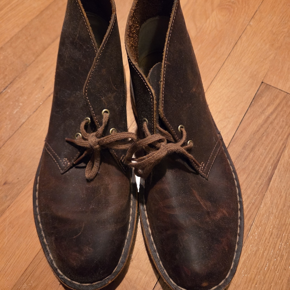 Clarks Dark Brown Chukka Boots for Men